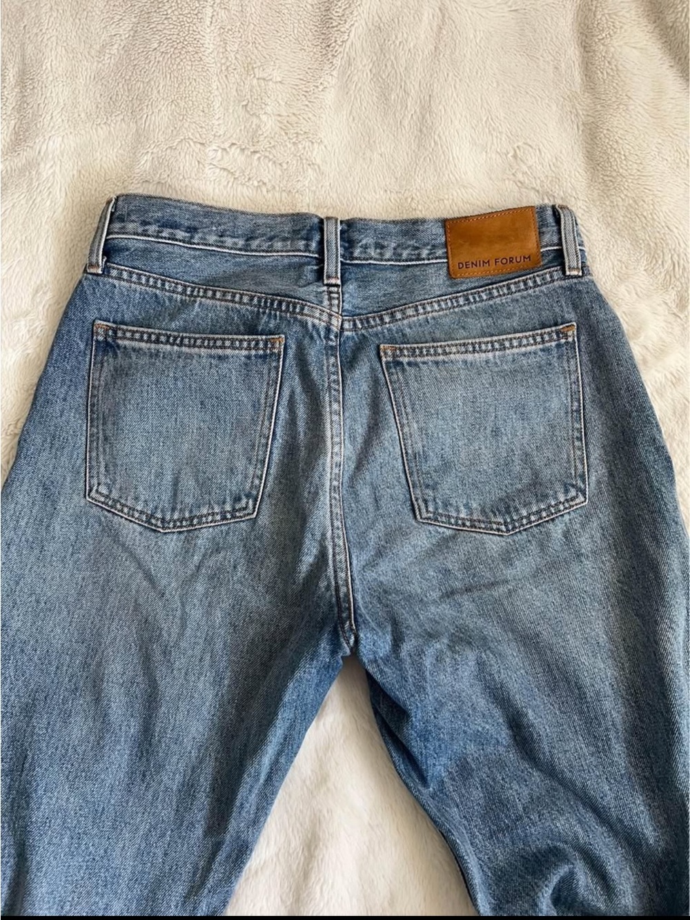 Denim Form Wide Leg mid-rise jeans - Picture 3 of 6